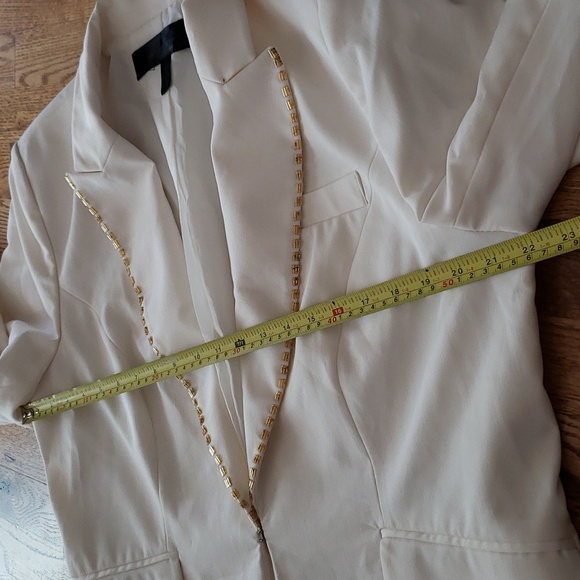 (18) apostrophe Neutral Nautical Beaded Feminine Office Workwear Formal Military - Picture 6 of 8